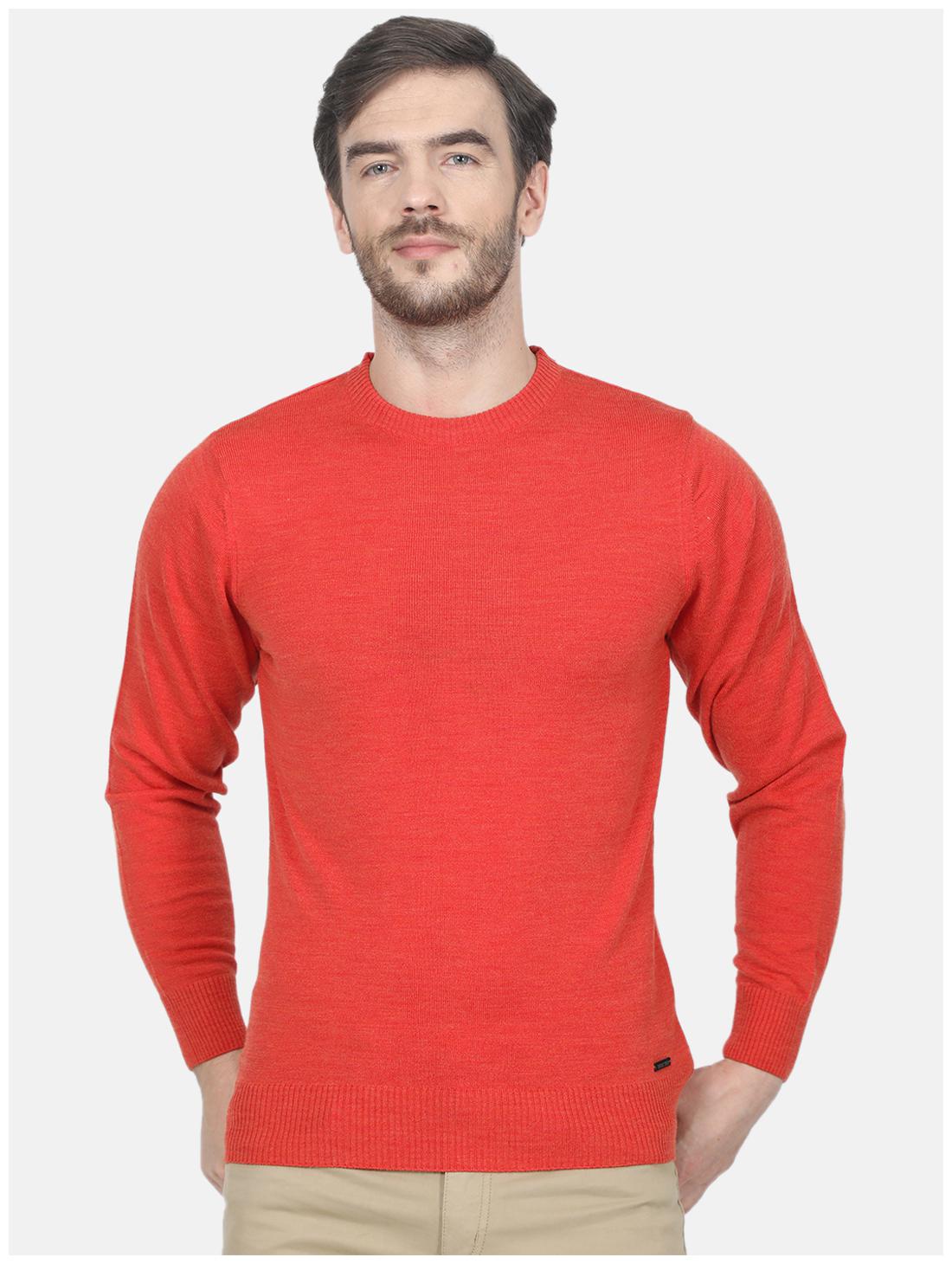 

Monte Carlo Men Orange Round neck Pullover