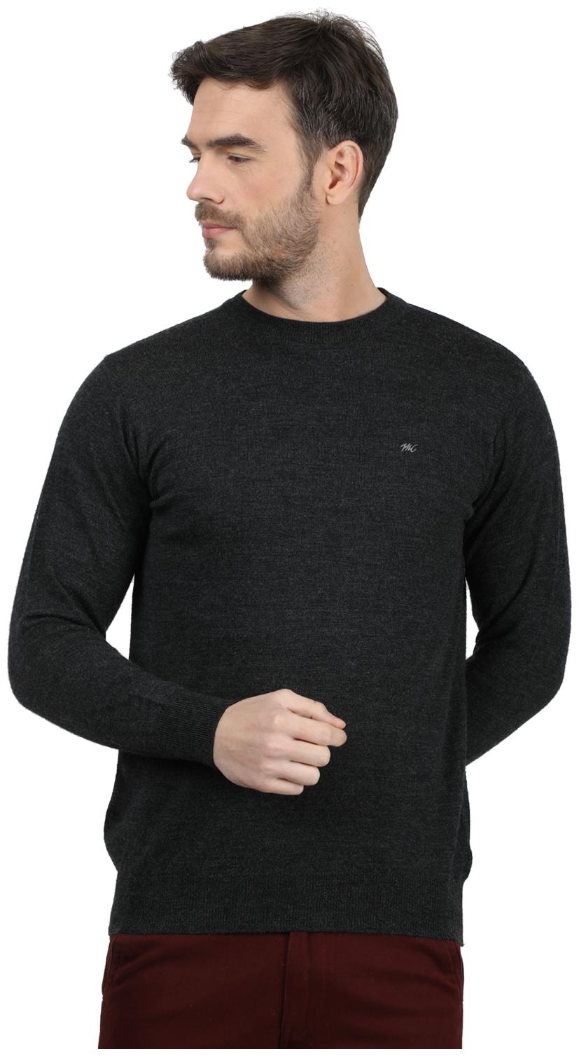 

Monte Carlo Men Grey Round neck Pullover