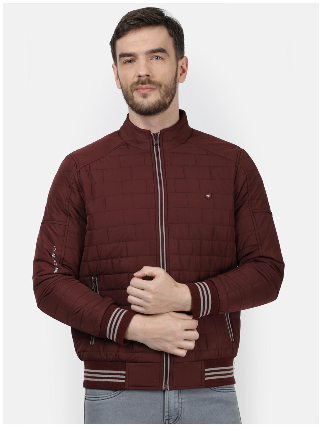 

Monte Carlo Men Maroon Solid Bomber jacket
