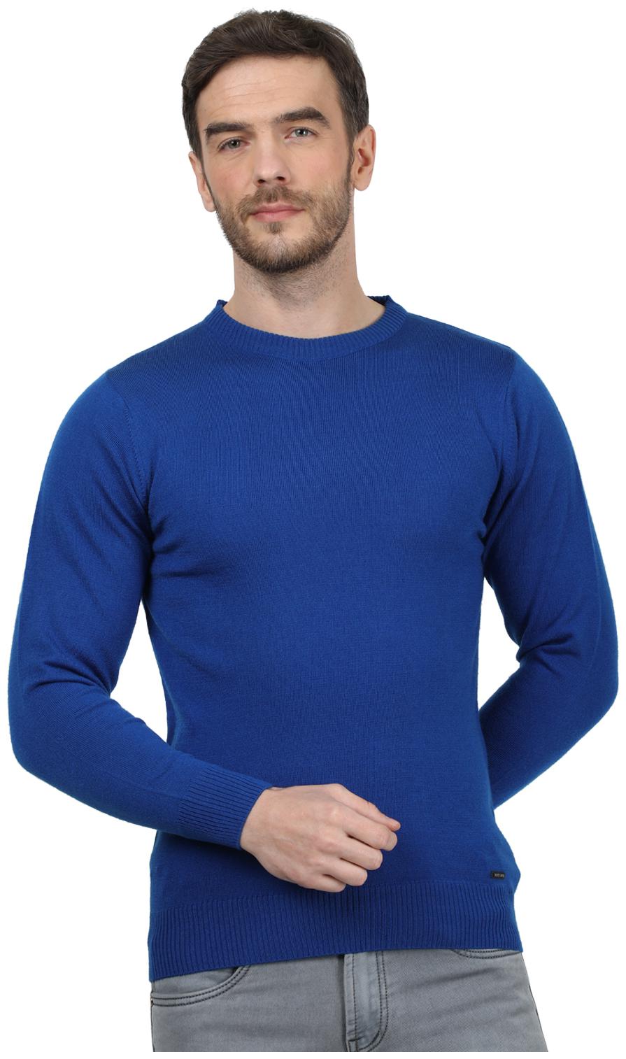 

Monte Carlo Men Blue Round neck Pullover
