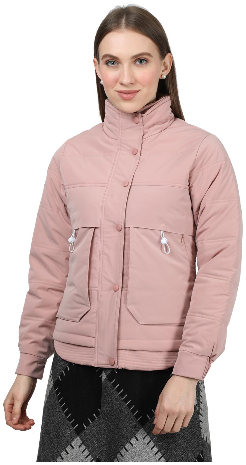 

Monte Carlo Women Solid Bomber Jacket - Pink