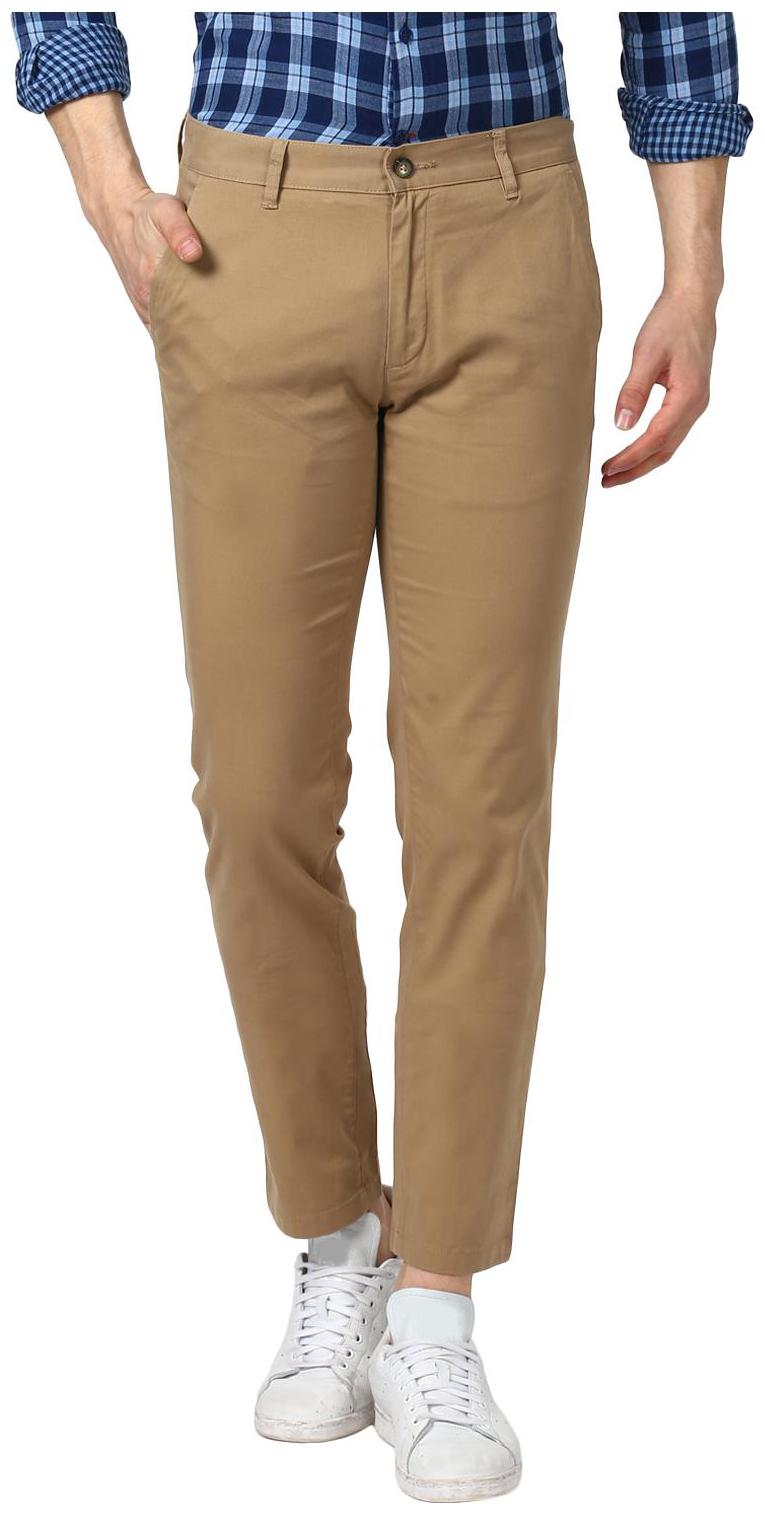 

Monte Carlo Men Beige Solid Slim fit Chinos