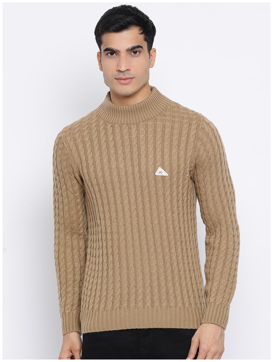 

Monte Carlo Men Beige Turtle neck Pullover
