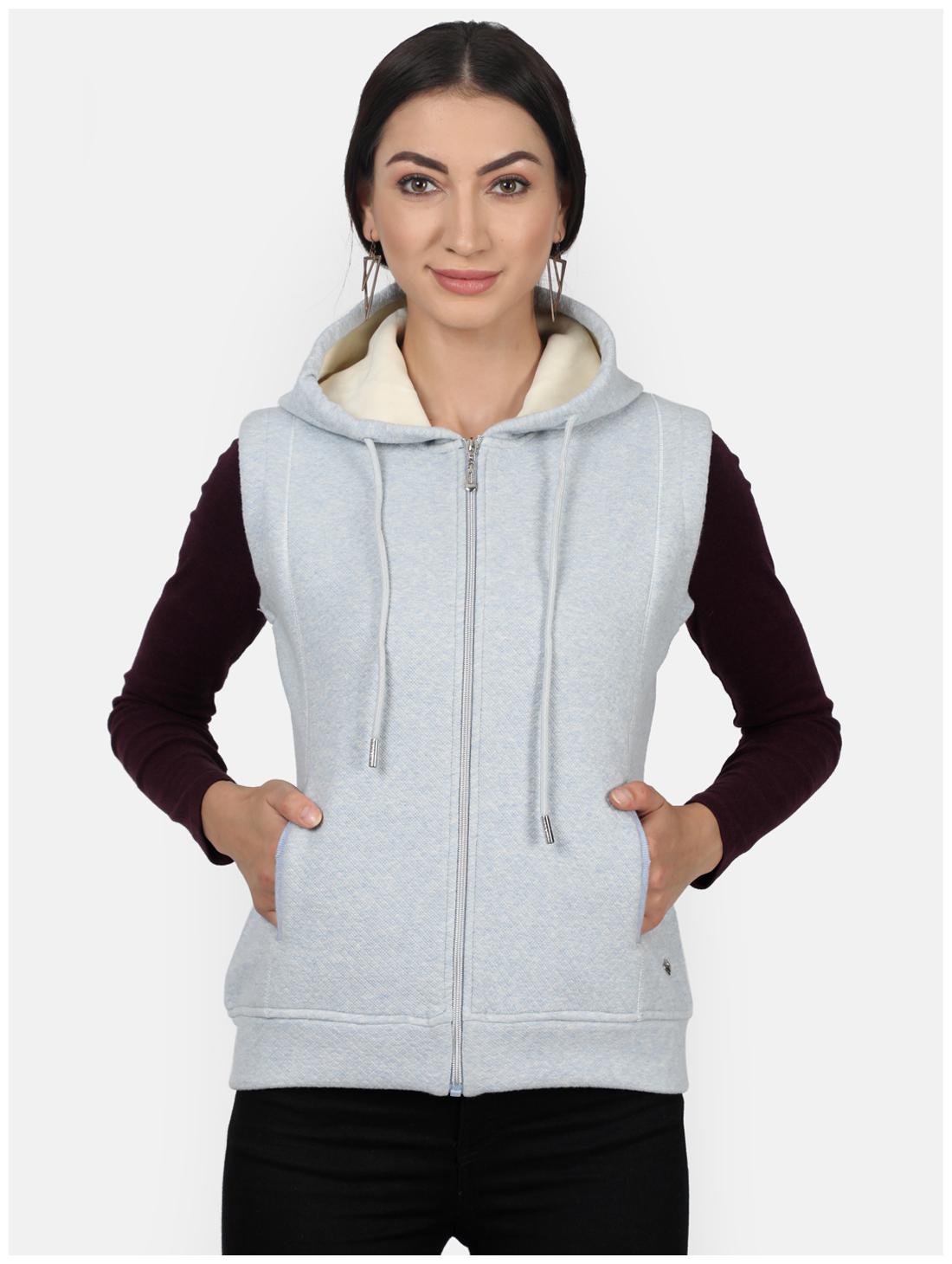 

Monte Carlo Women Solid Hoodie - Blue