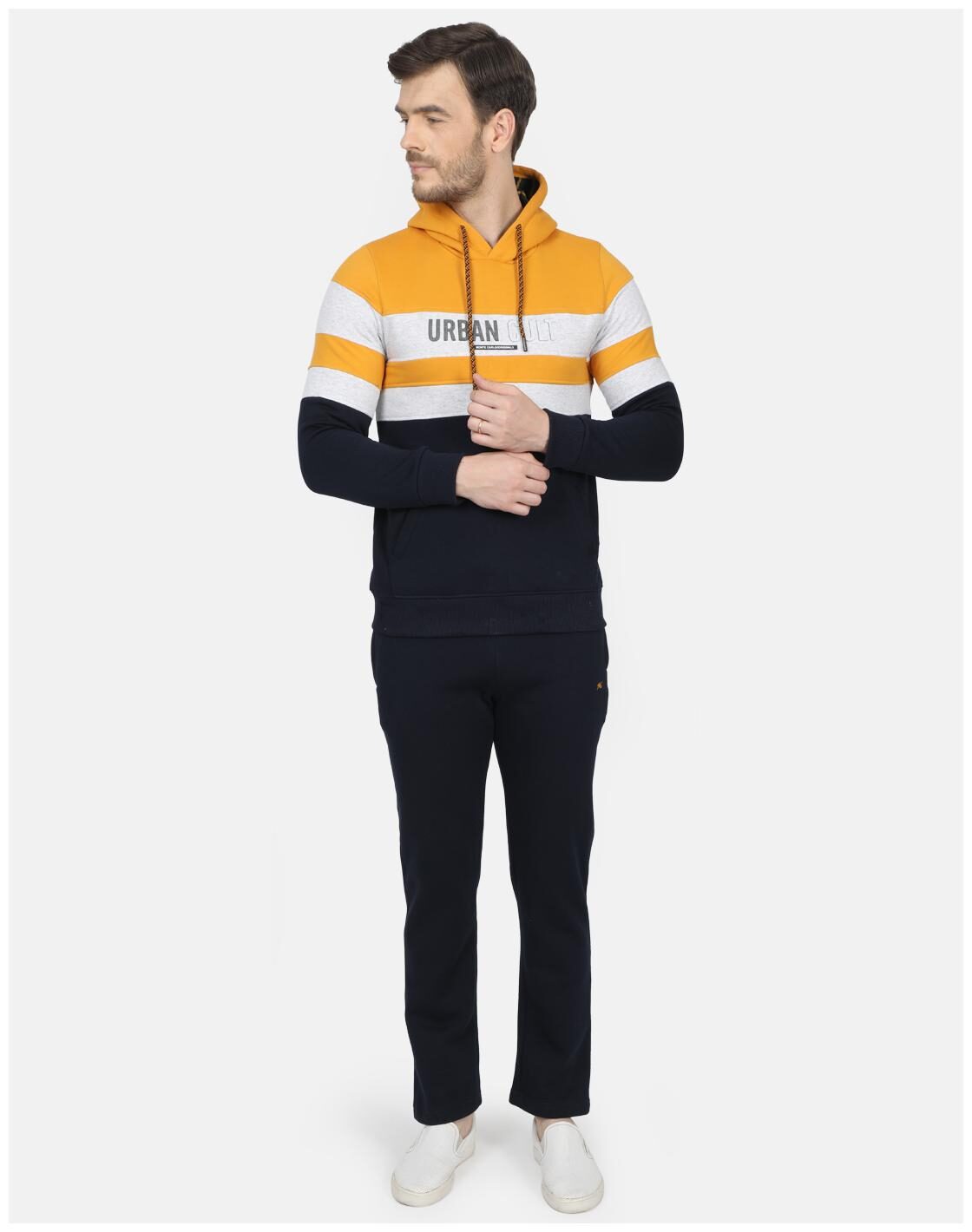 

Monte Carlo Men Multi Cotton Blend Colorblocked Tracksuit
