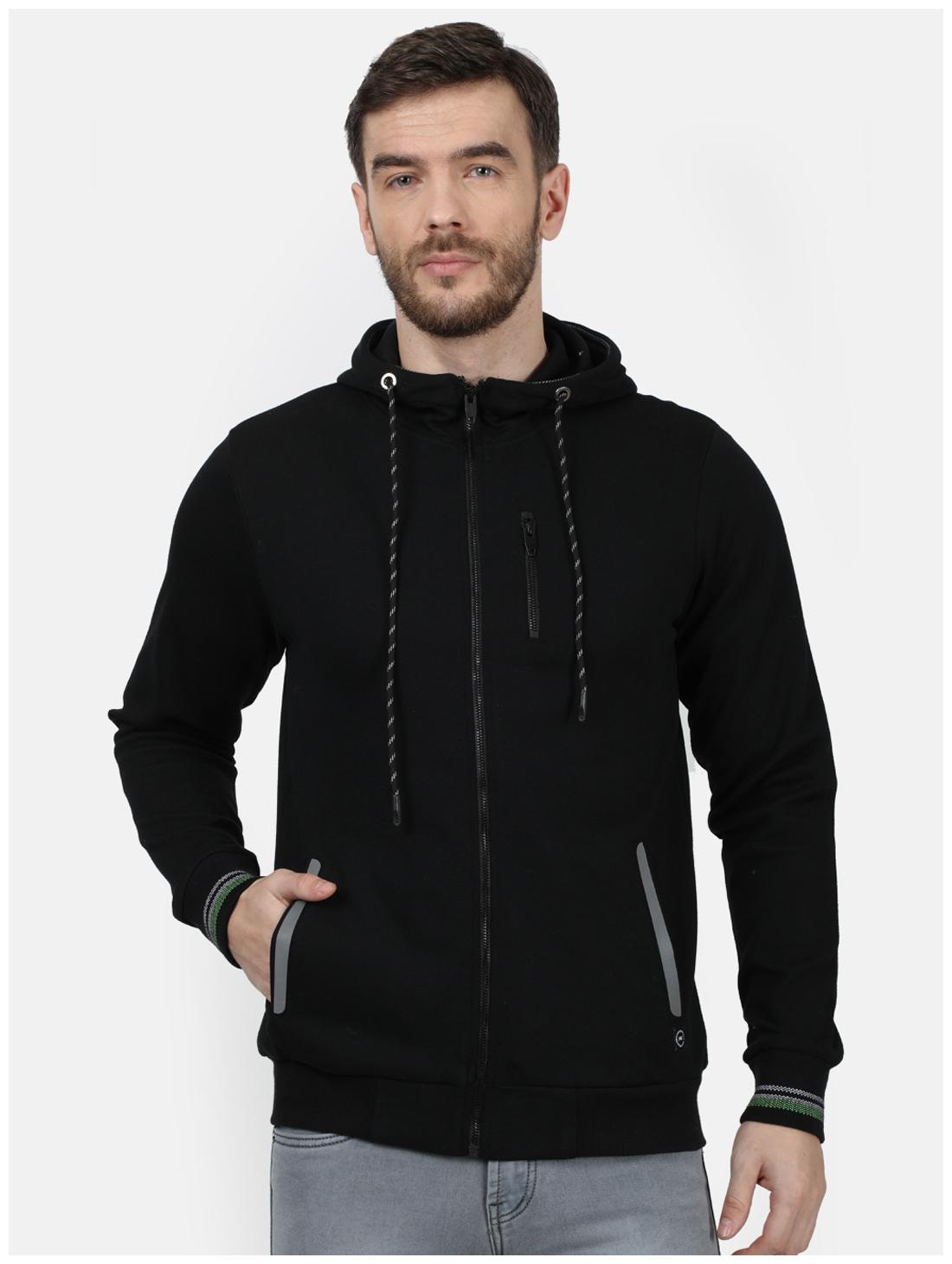 

Monte Carlo Men Black Hooded Sweatshirt