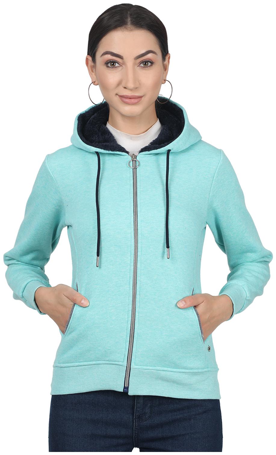 

Monte Carlo Women Solid Sweatshirt - Green