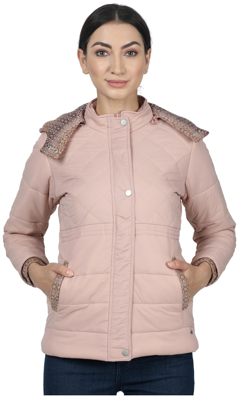 

Monte Carlo Women Solid Regular Jacket - Peach
