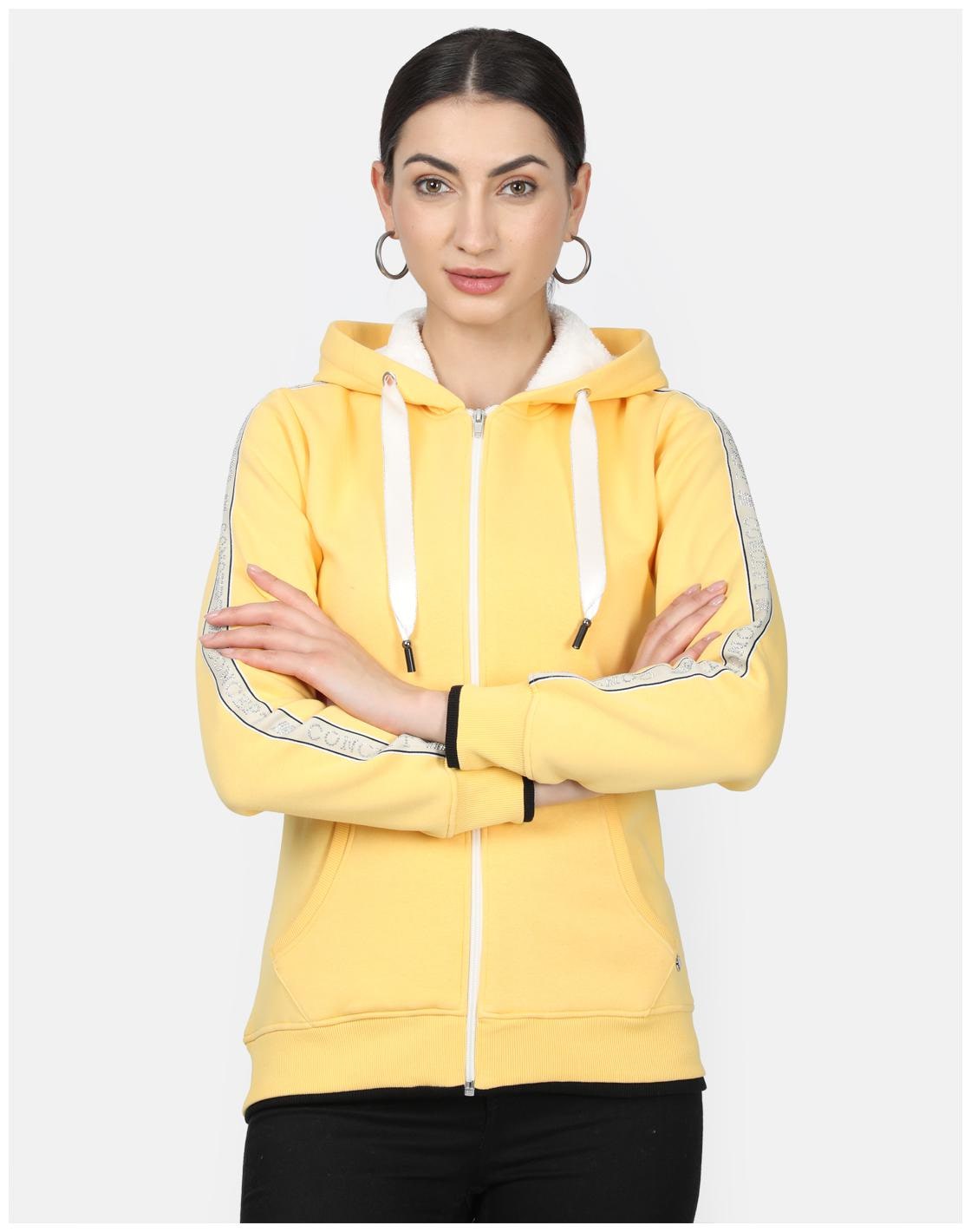 

Monte Carlo Women Striped Sweatshirt - Yellow