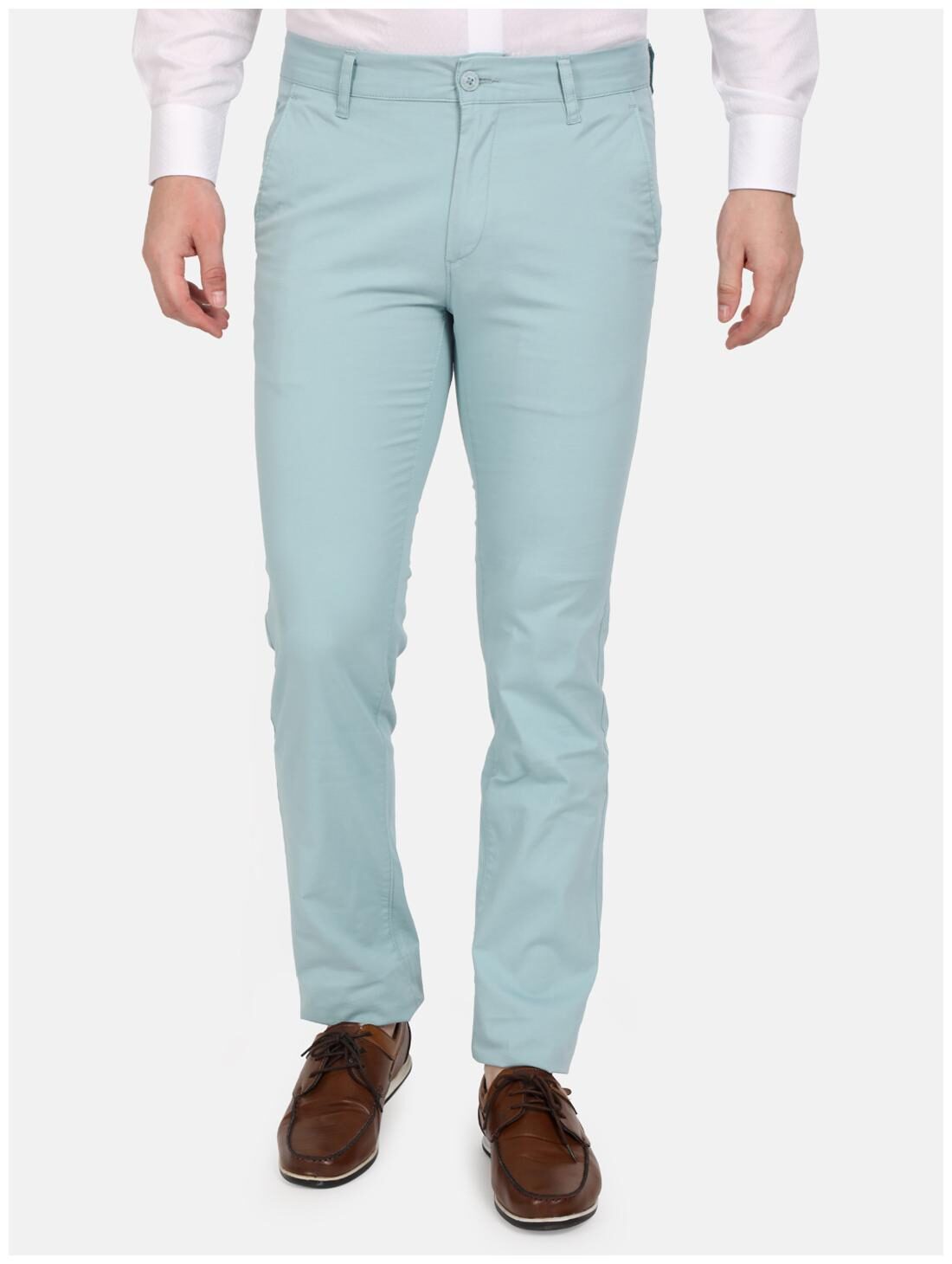 

Monte Carlo Men Blue Solid Slim fit Regular trousers