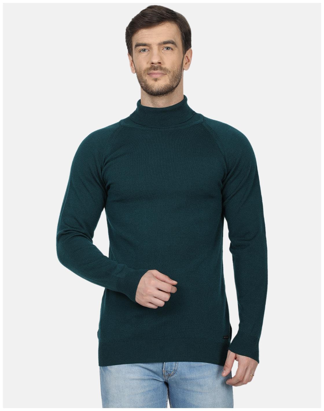 

Monte Carlo Men Green High neck Pullover