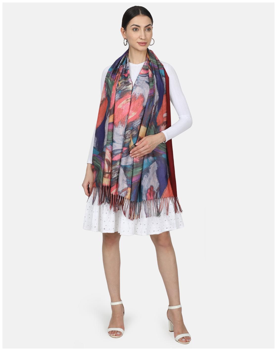 

Monte Carlo Cotton Multi Printed Stole For Women