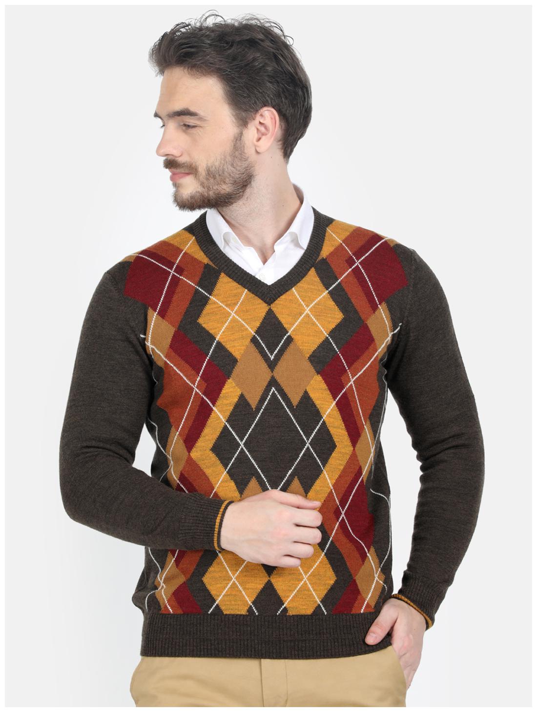 

Monte Carlo Men Multi V neck Pullover