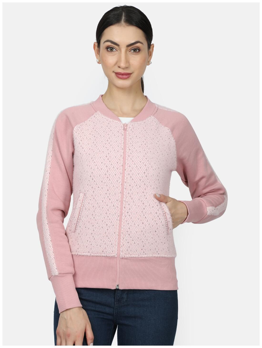 

Monte Carlo Women Printed Sweatshirt - Peach