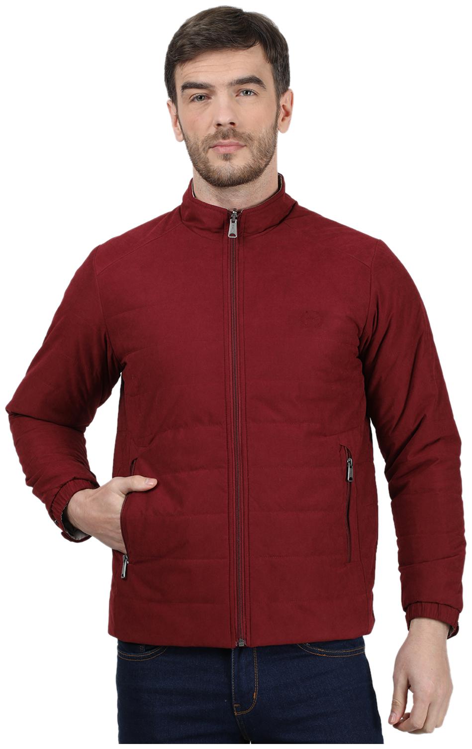 

Monte Carlo Men Red Solid Bomber jacket