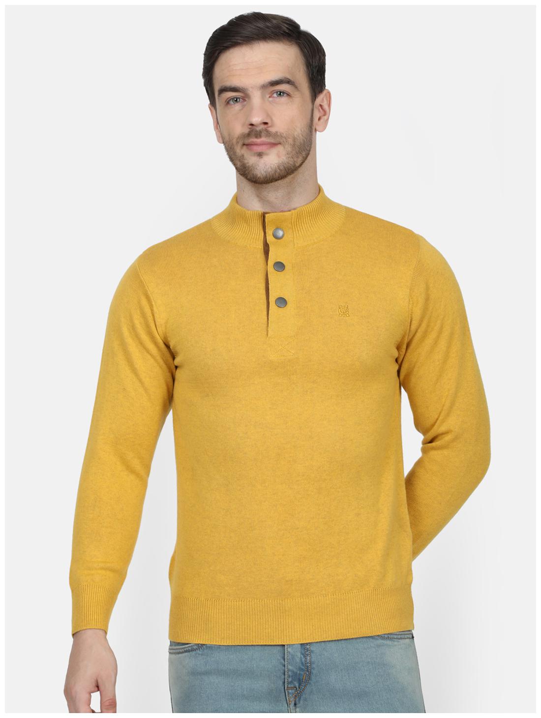 

Monte Carlo Men Yellow Turtle neck Pullover