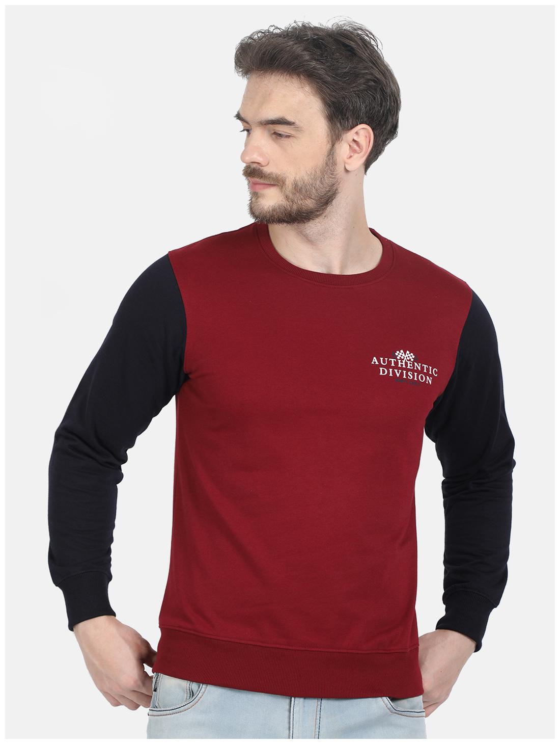 

Monte Carlo Men Maroon Round neck Sweatshirt