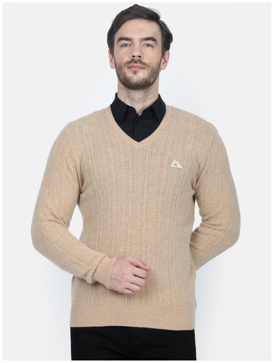 

Monte Carlo Men Brown V neck Pullover
