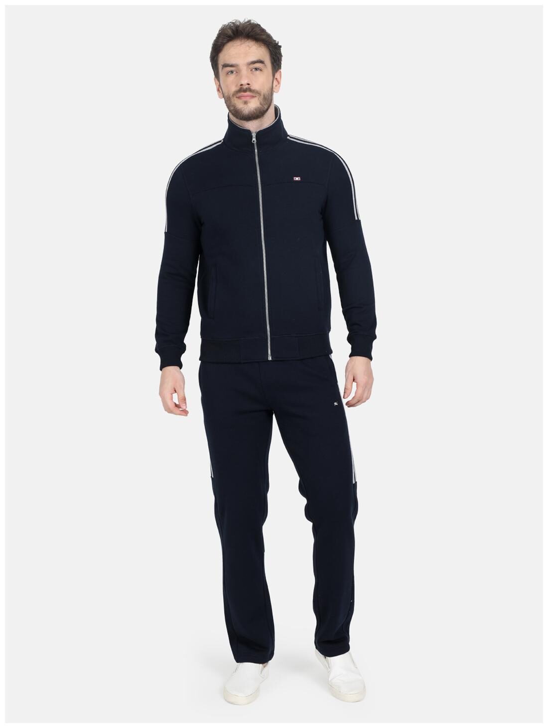 

Monte Carlo Men Navy Blue Solid Regular Fit Track Suit