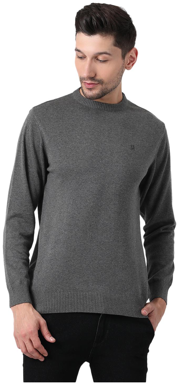 

Monte Carlo Men Grey Round neck Pullover