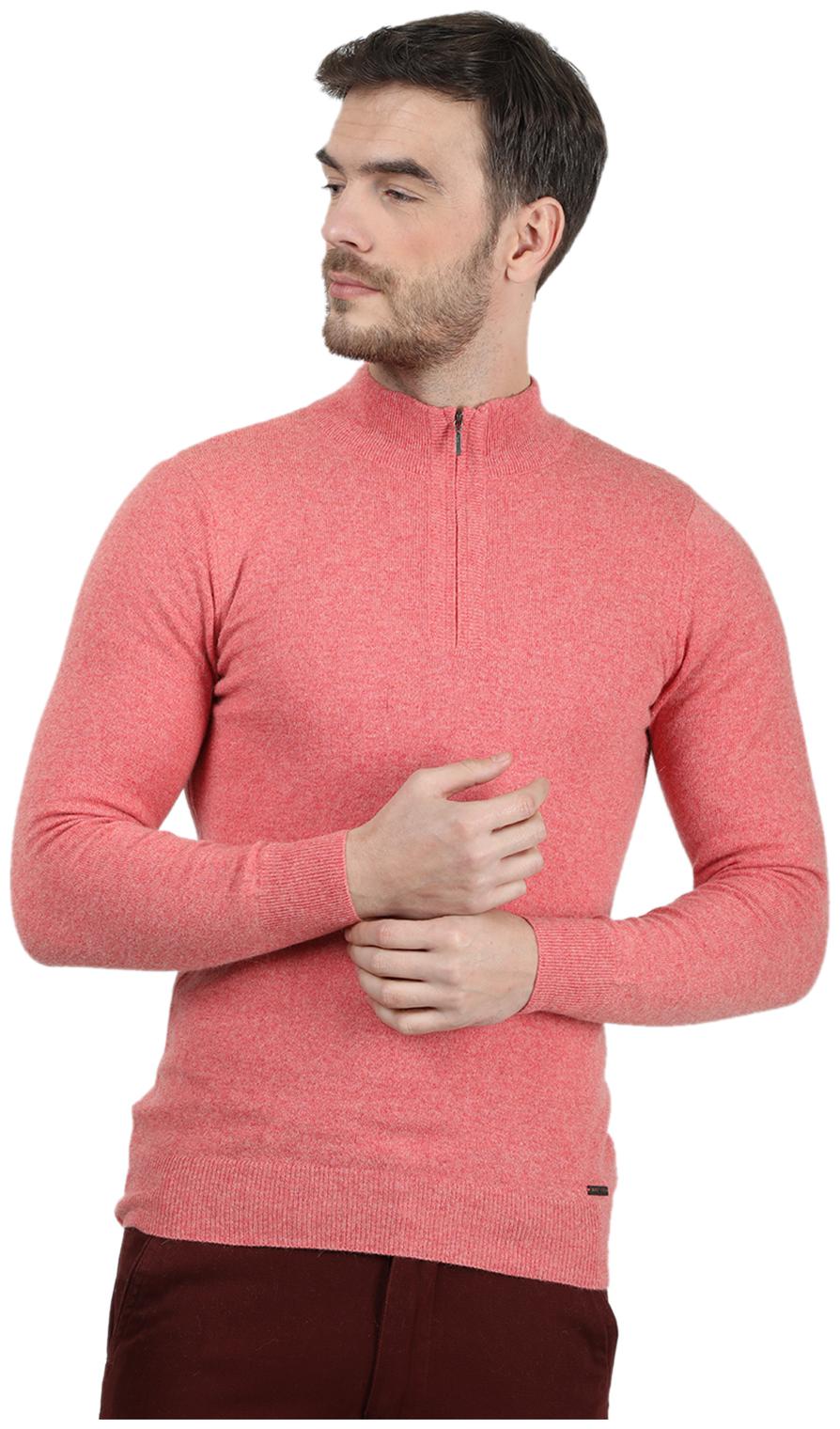 

Monte Carlo Men Pink Turtle neck Pullover
