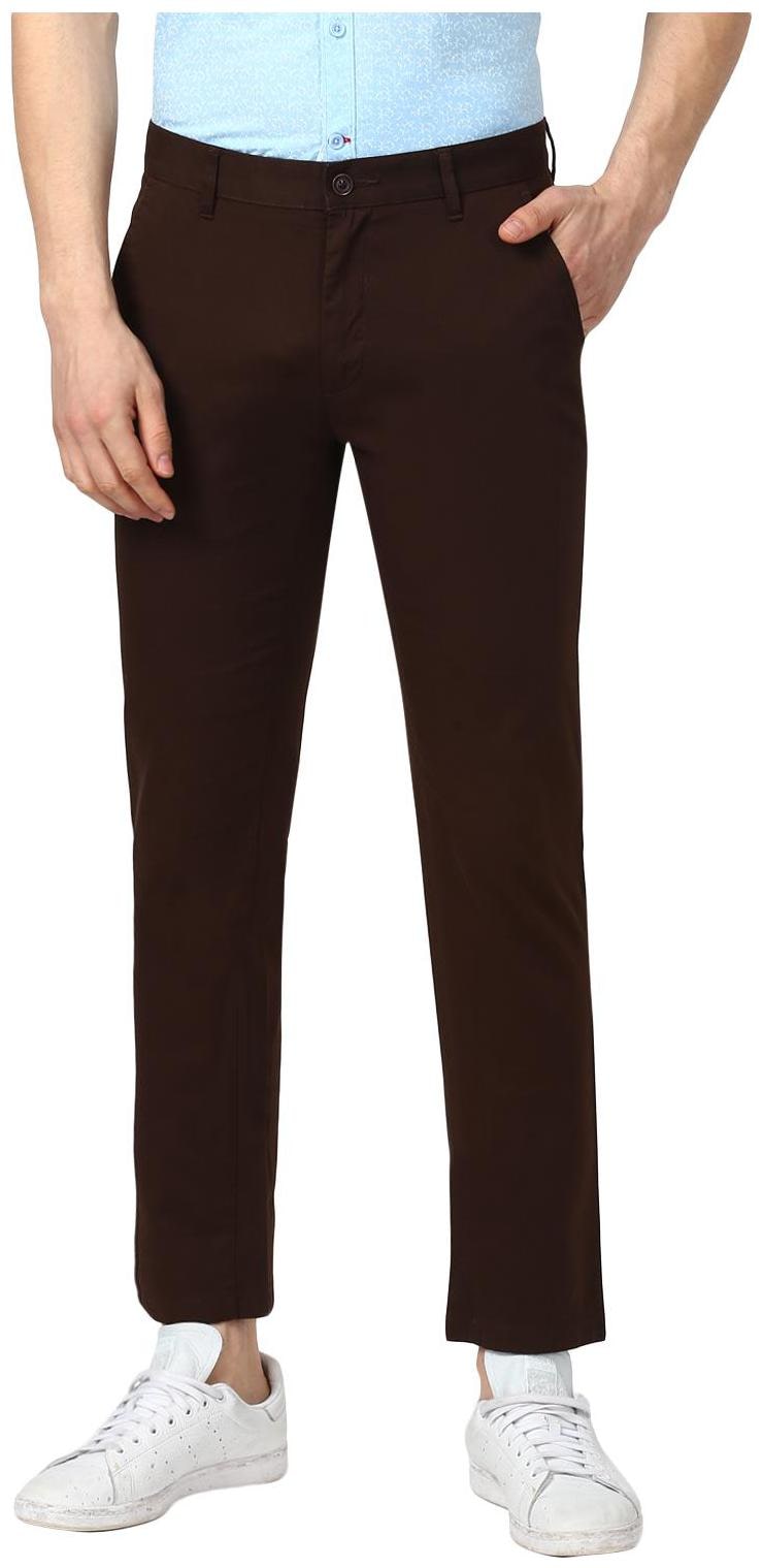 

Monte Carlo Men Brown Solid Slim fit Chinos