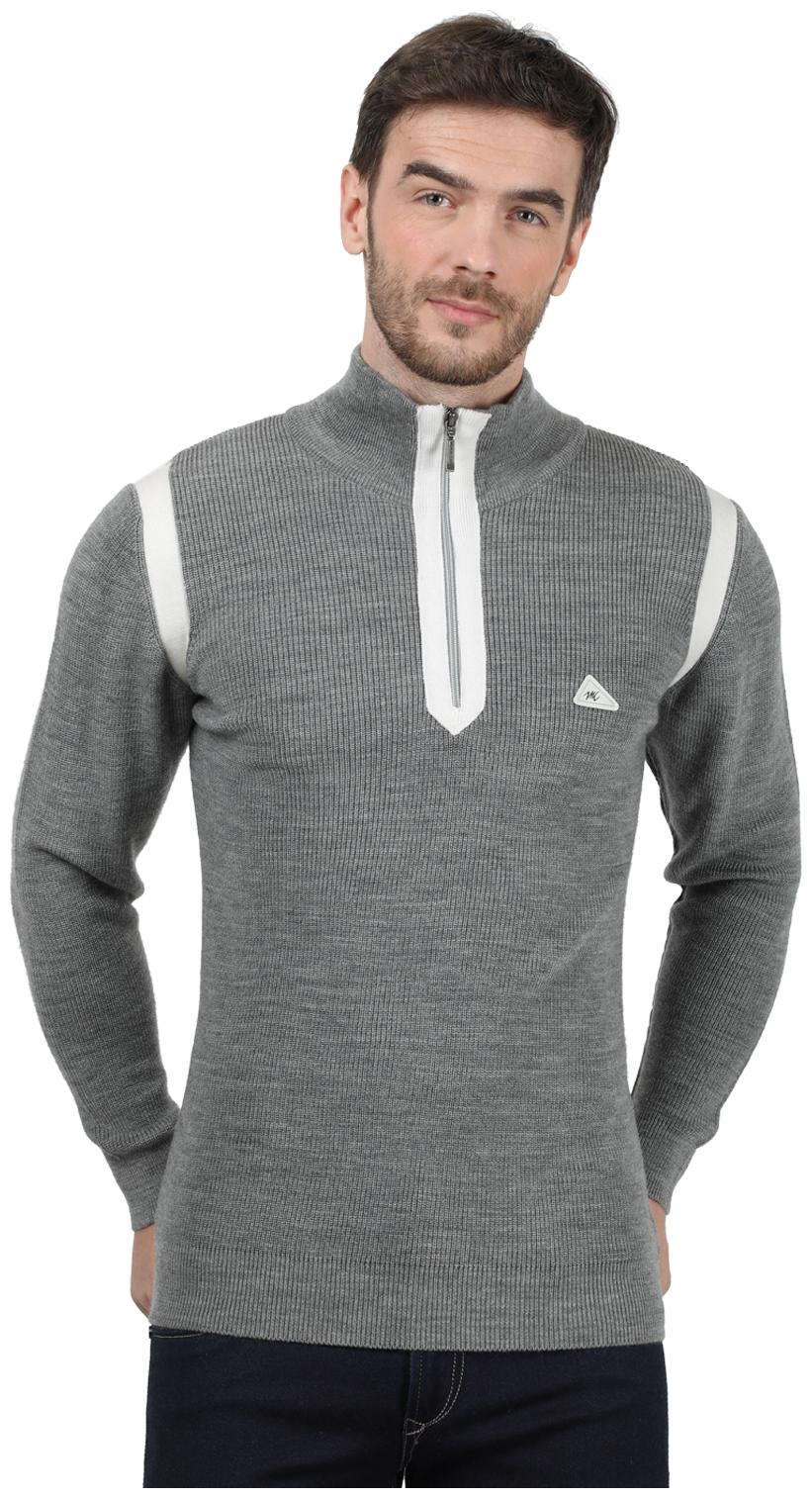 

Monte Carlo Men Grey High neck Pullover