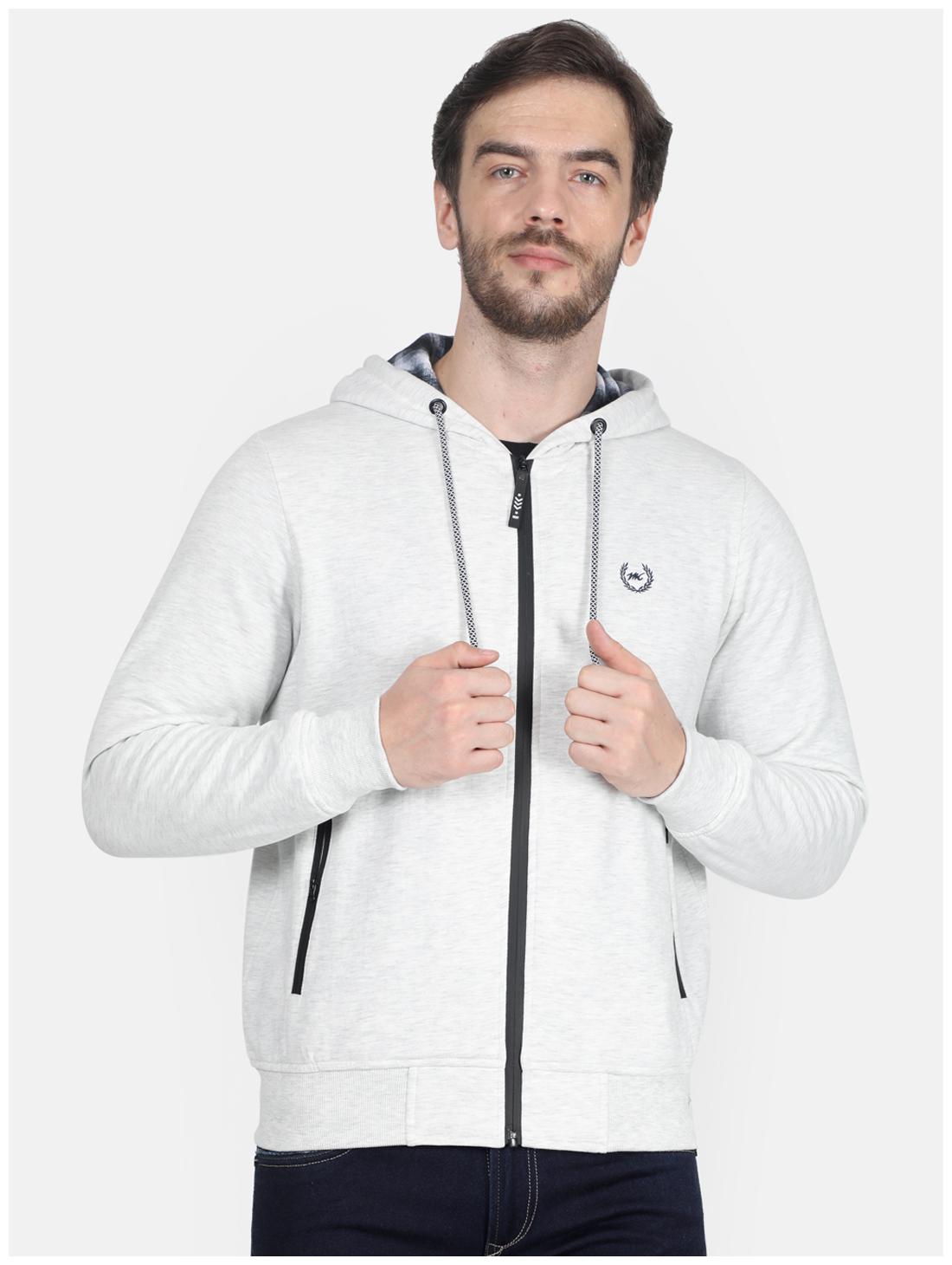 

Monte Carlo Men Grey Hooded Sweatshirt