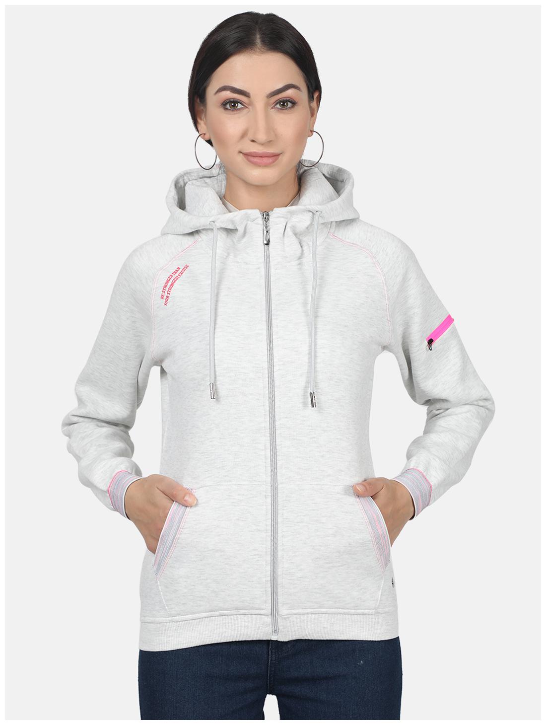 

Monte Carlo Women Solid Hoodie - Grey