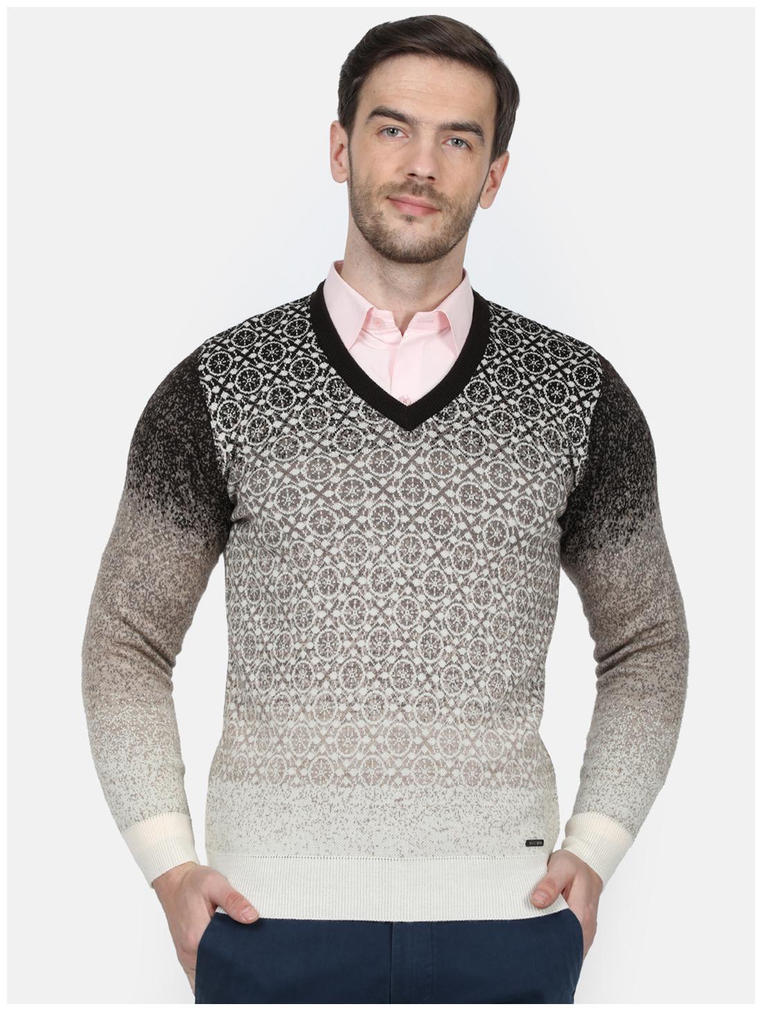 

Monte Carlo Men Brown V neck Pullover