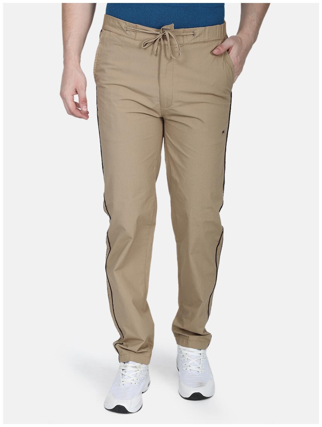 

Monte Carlo Men Beige Solid Regular fit Track pants