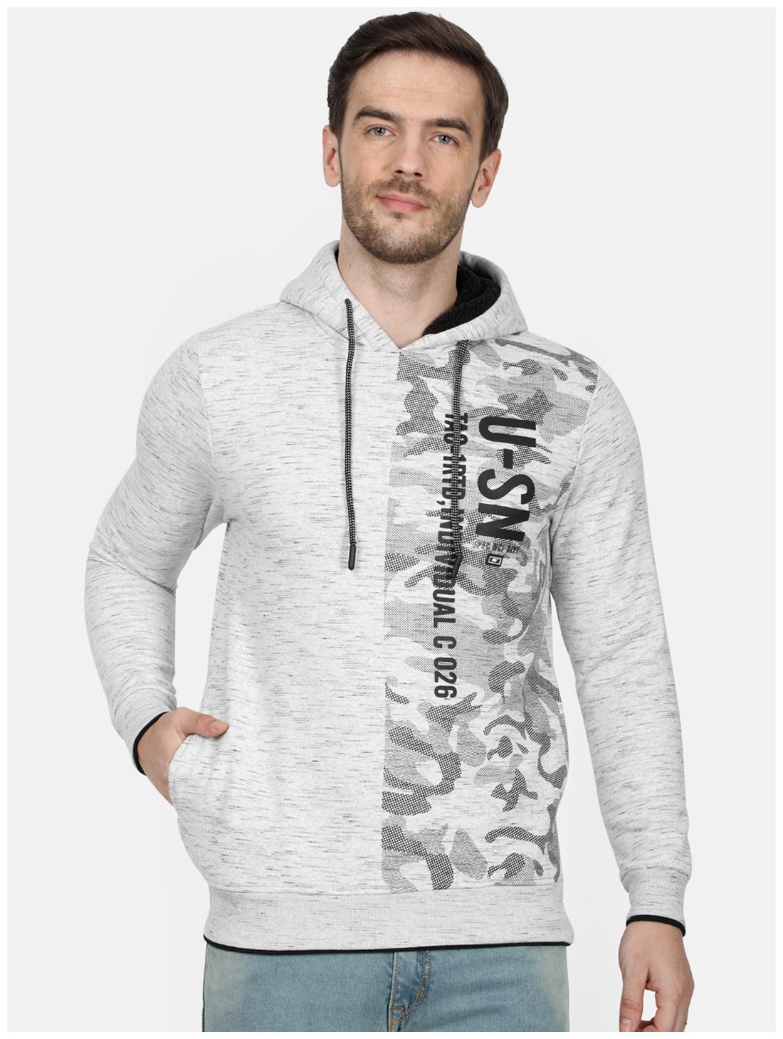 

Monte Carlo Men Grey Hooded Hoodie