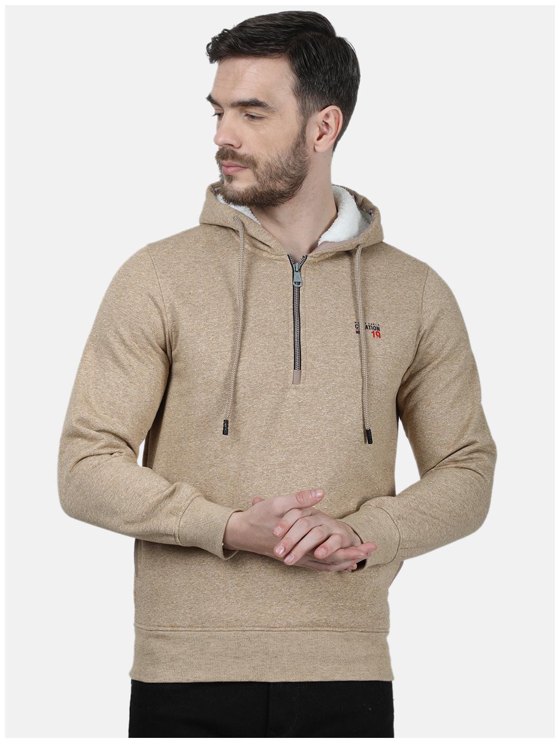 

Monte Carlo Men Beige Hooded Sweatshirt