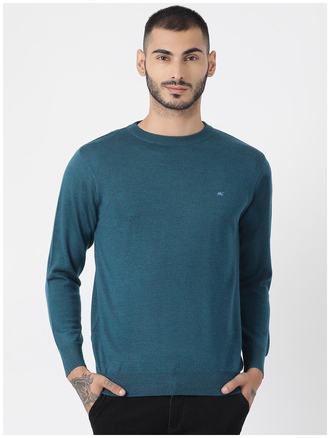 

Monte Carlo Men Blue Round neck Pullover