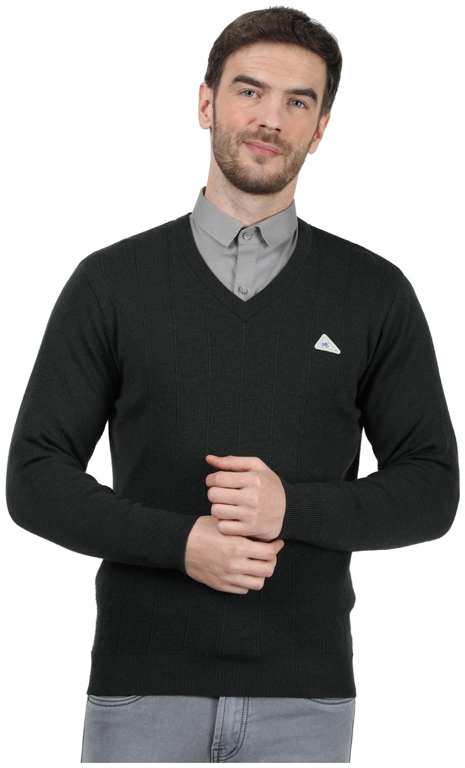 

Monte Carlo Men Black V neck Pullover