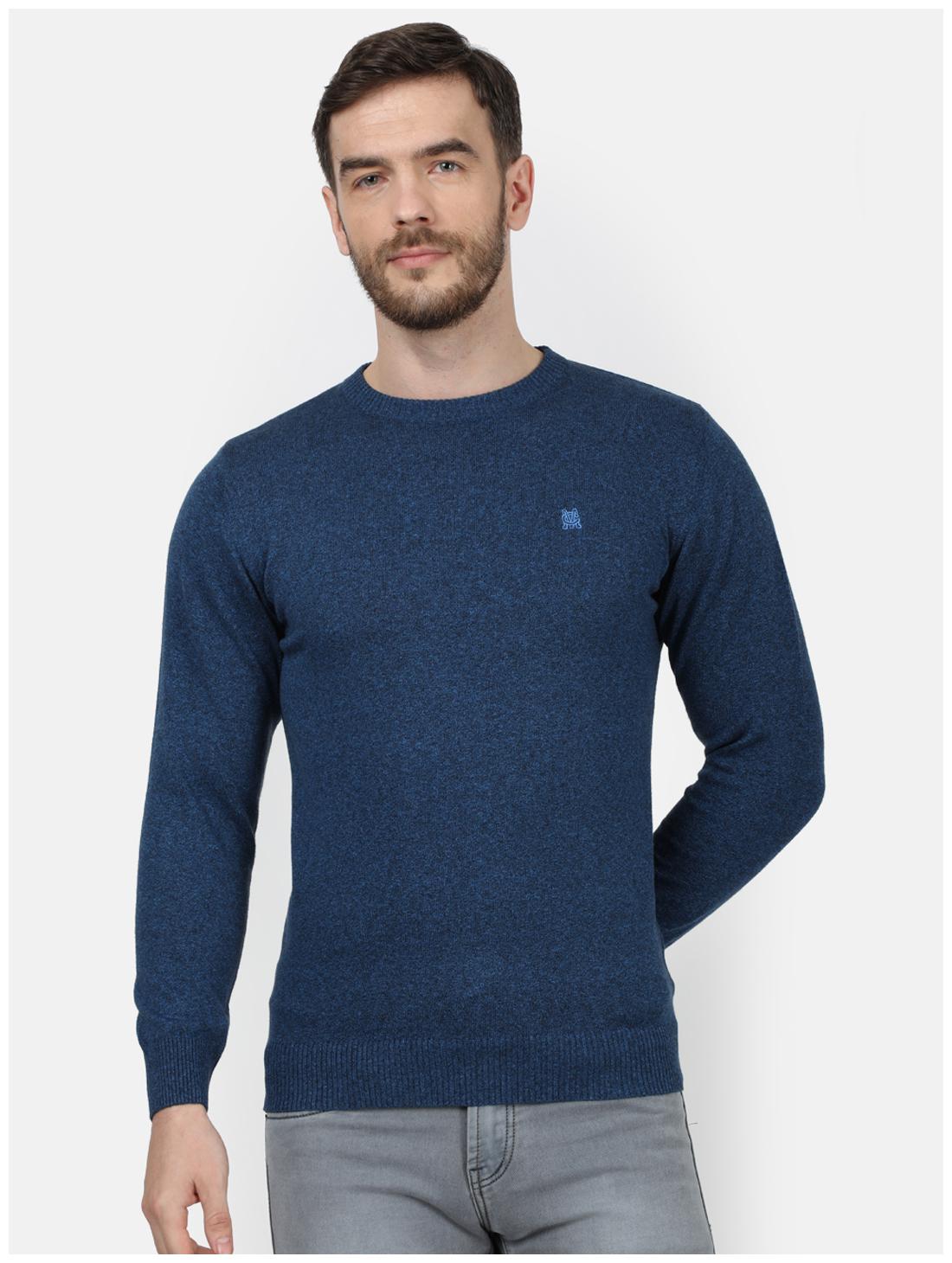 

Monte Carlo Men Blue Round neck Pullover