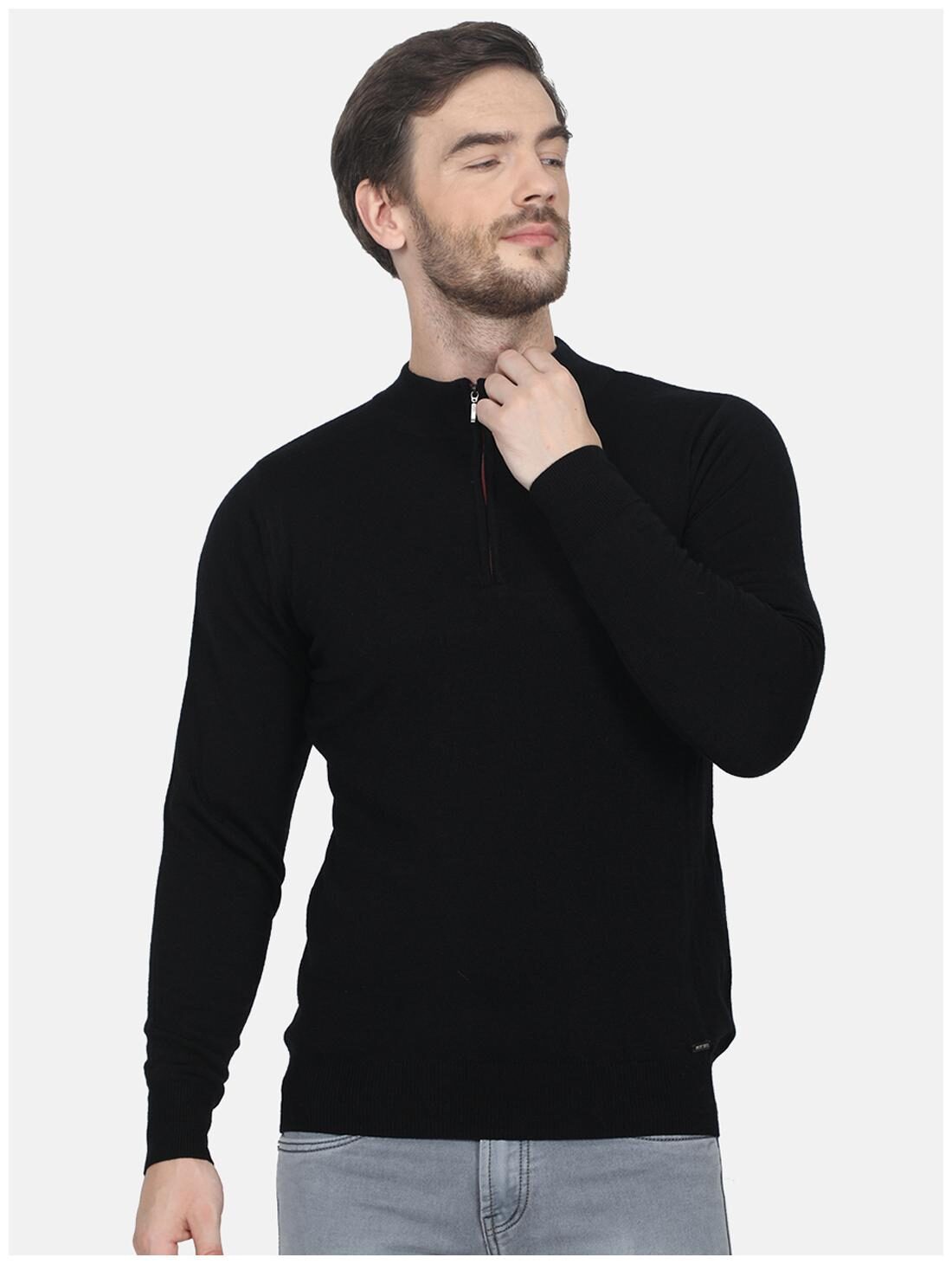 

Monte Carlo Men Black Turtle neck Pullover