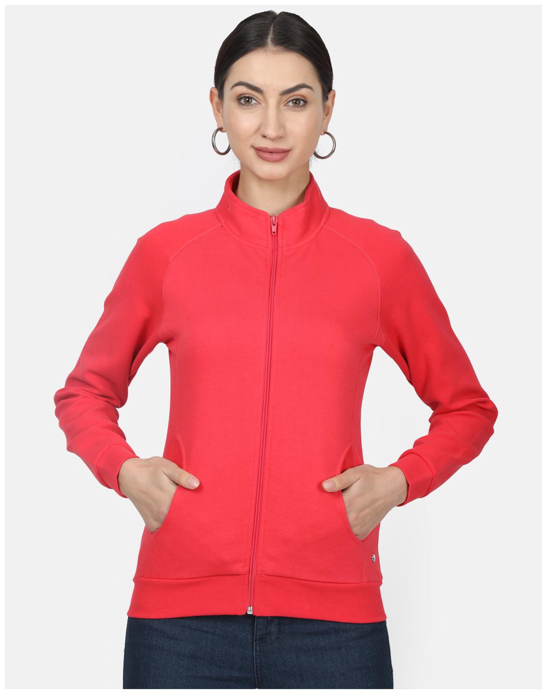 

Monte Carlo Women Solid Sweatshirt - Orange