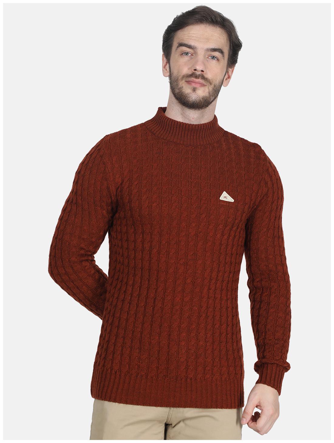 

Monte Carlo Men Brown Round neck Pullover