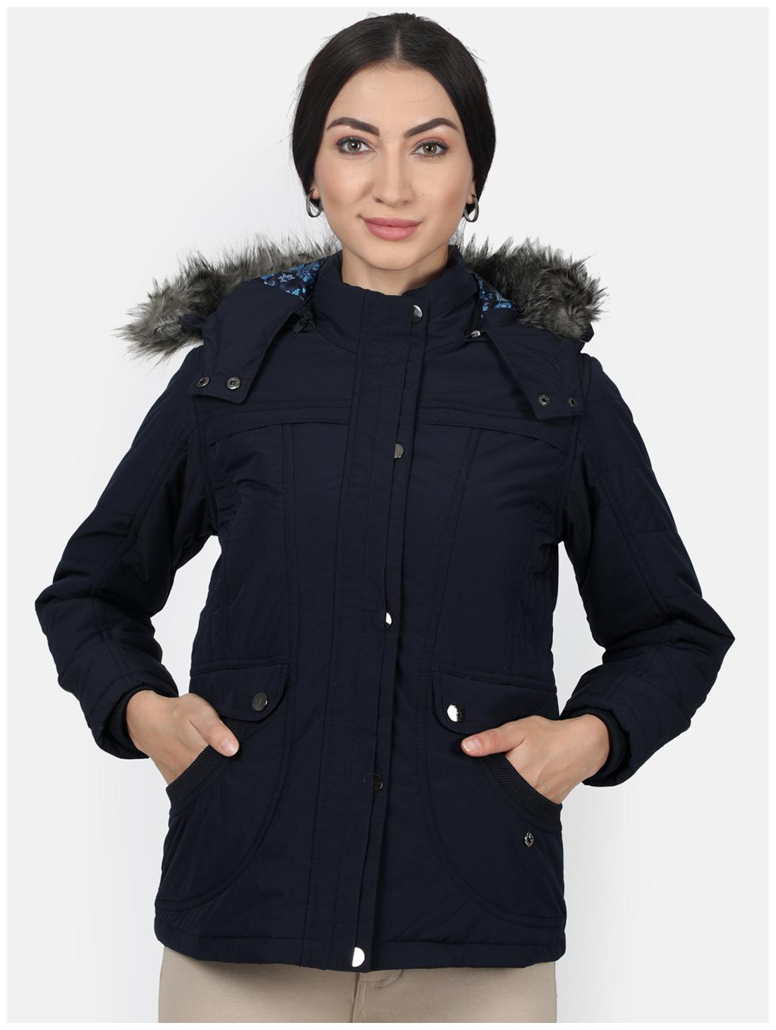 

Monte Carlo Women Cotton Regular Jacket (Navy Blue)