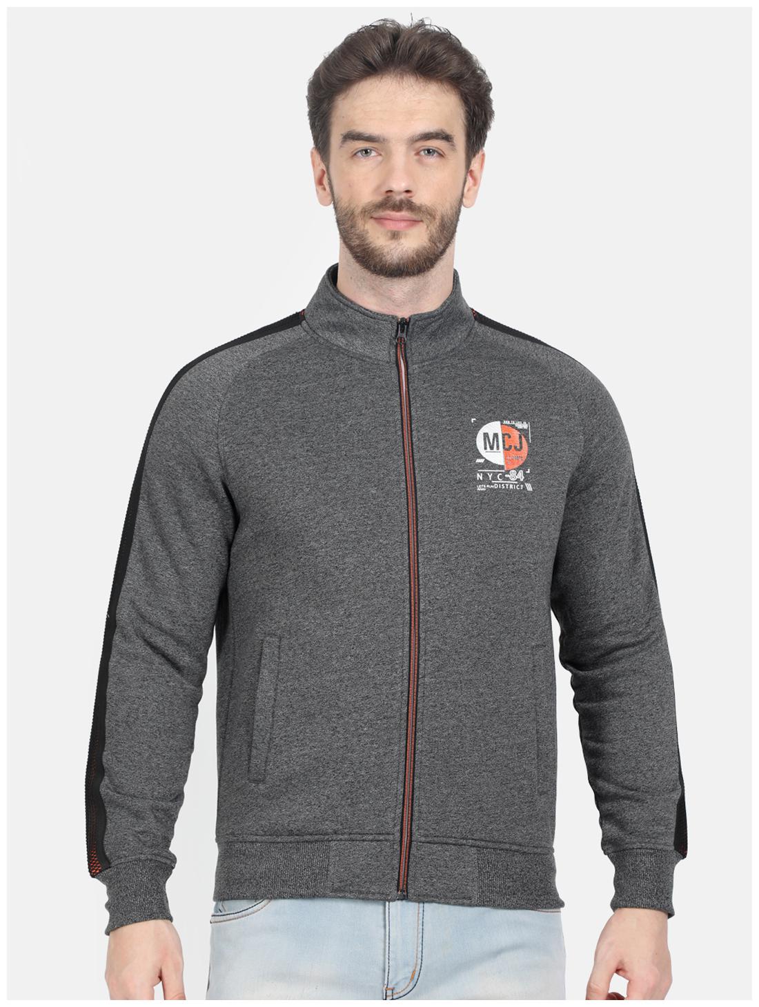 

Monte Carlo Men Grey High neck Sweatshirt