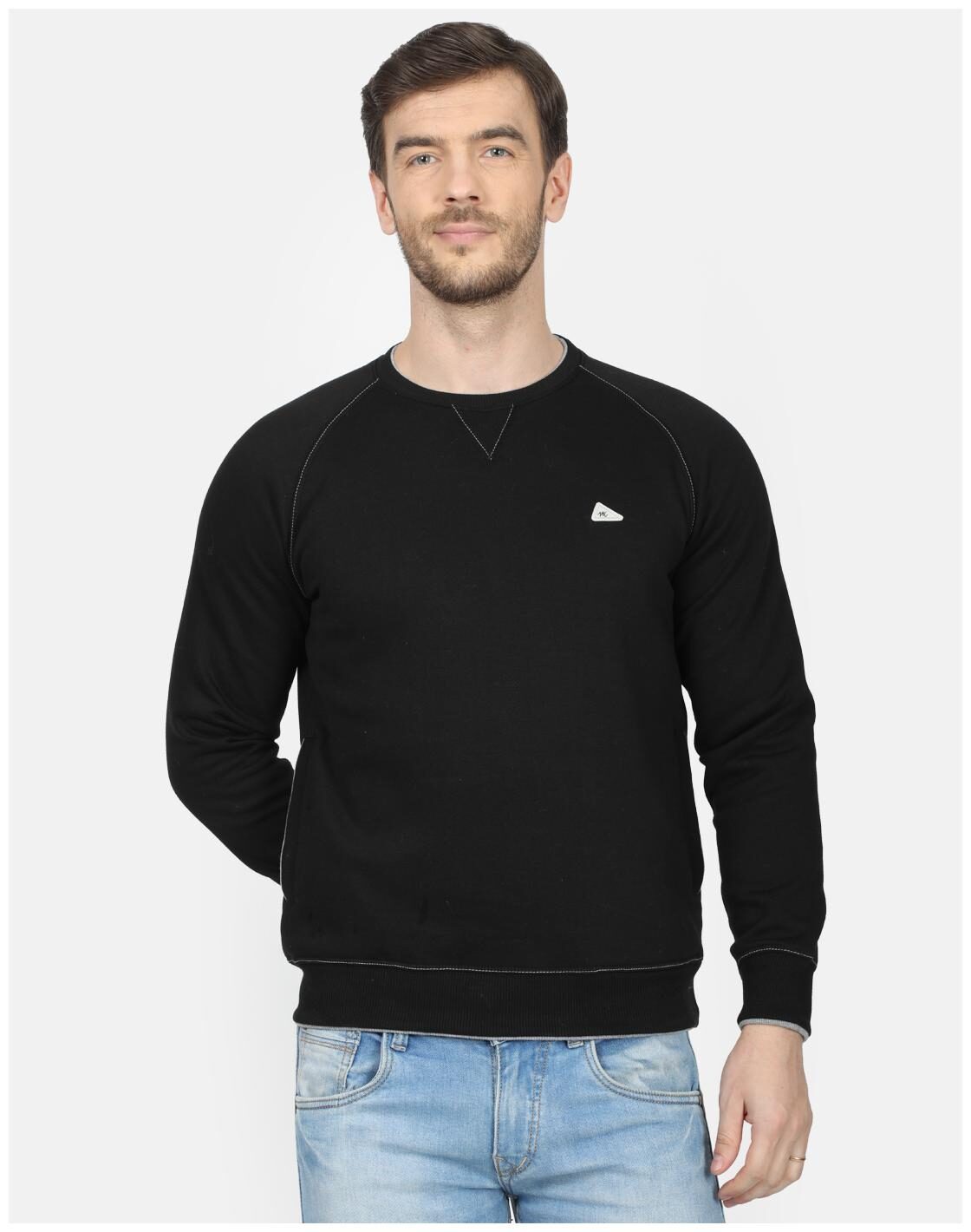 

Monte Carlo Men Black Round neck Sweatshirt