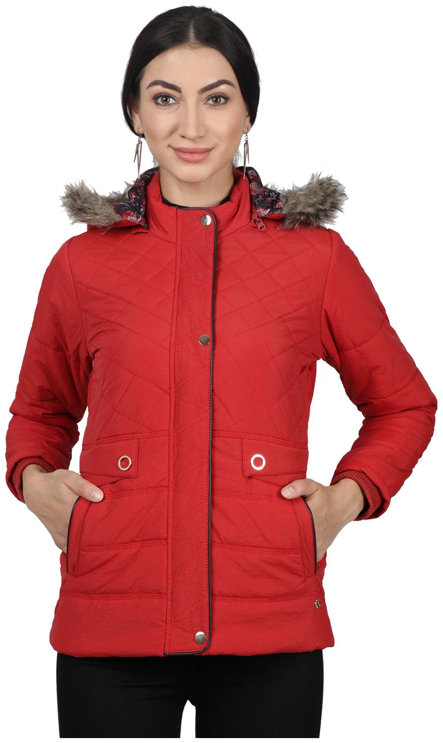 

Monte Carlo Women Solid Regular Jacket - Red