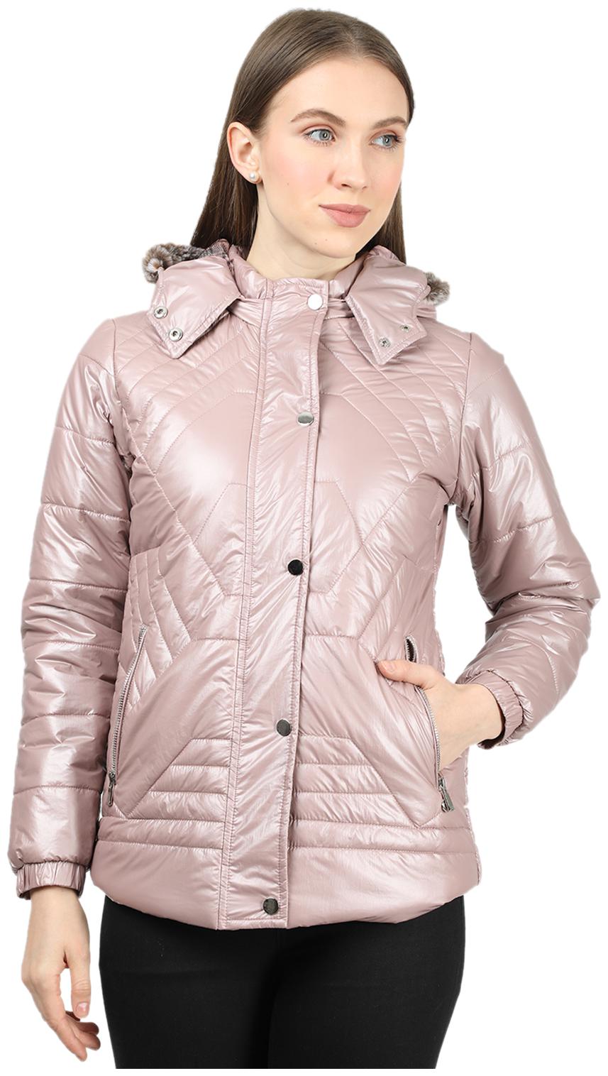 

Monte Carlo Women Solid Bomber Jacket - Pink