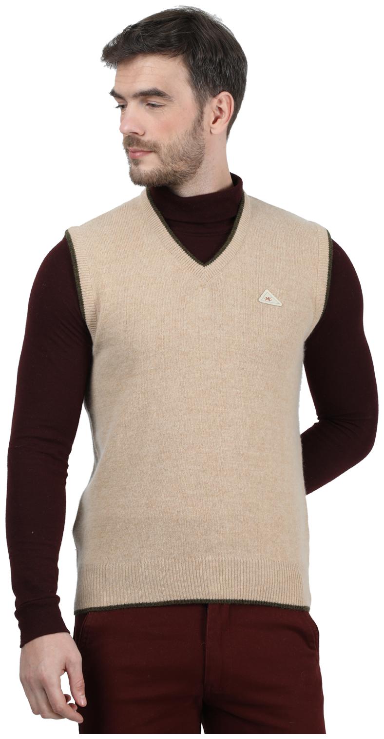 

Monte Carlo Men Beige V neck Pullover