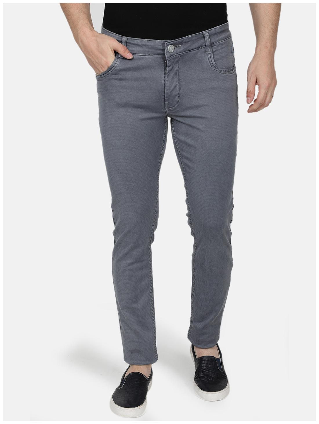 

Monte Carlo Men Grey Skinny Fit Jeans