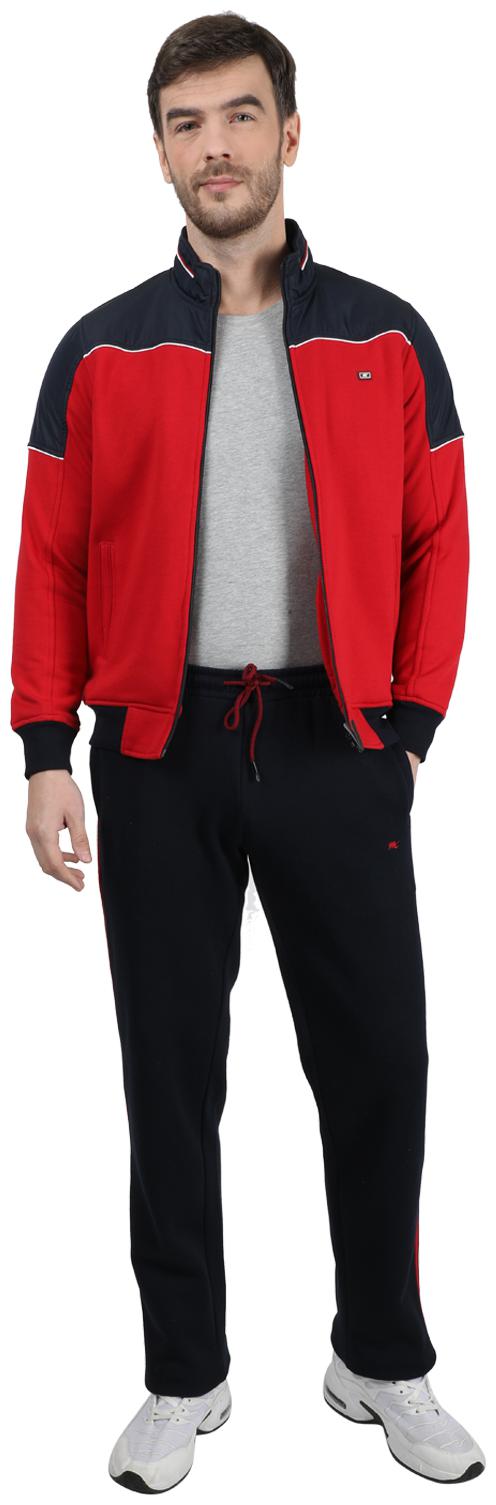 

Monte Carlo Men Red Cotton Blend Colorblocked Tracksuit