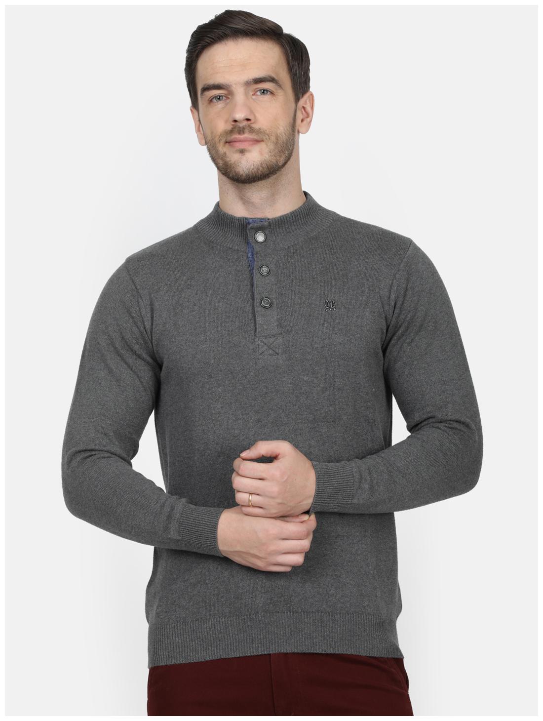 

Monte Carlo Men Grey Turtle neck Pullover