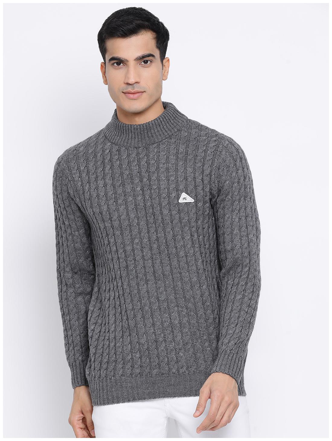 

Monte Carlo Men Grey Turtle neck Pullover