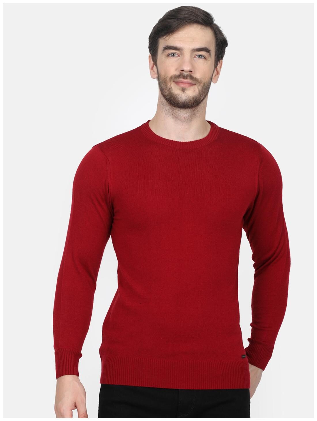 

Monte Carlo Men Red Round neck Pullover